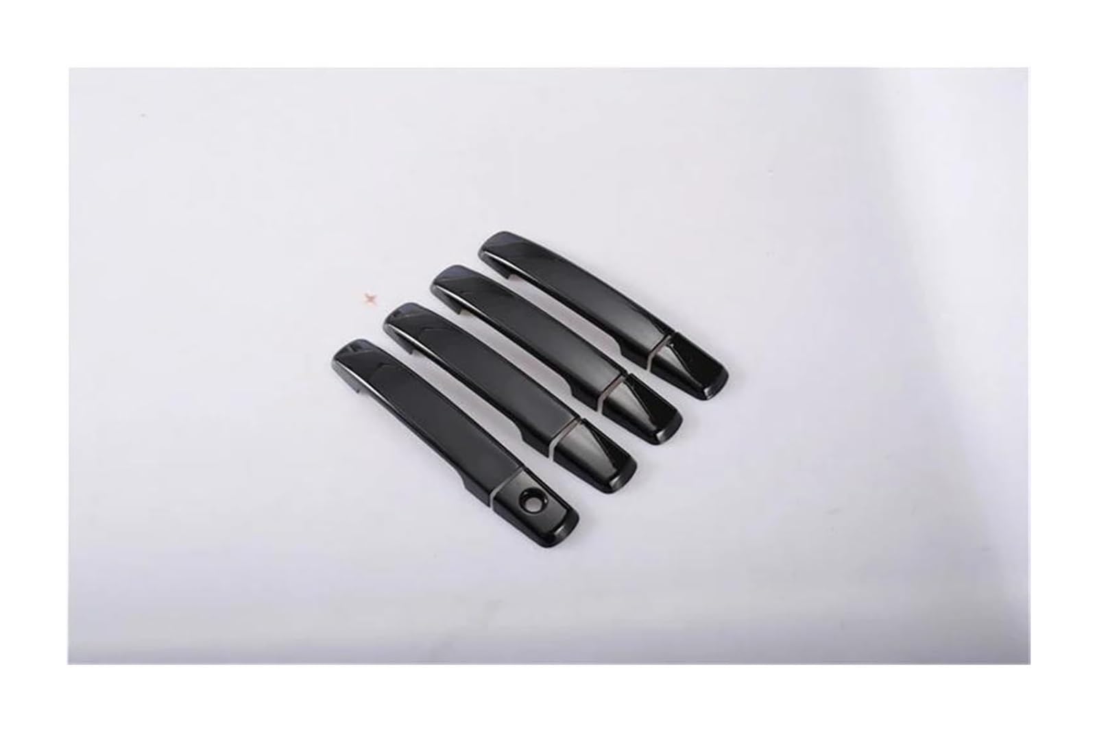 HCKCLMBMZW for Nissan for Qashqai J10 2007-2013 Glossy Black Chrome Car Door Handle Cover Stickers Styling Accessories Door Handle Cover(Black a)
