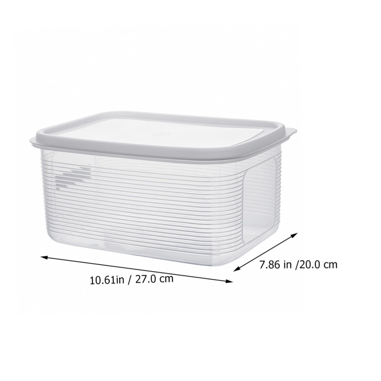 VICASKY Box Multi Purpose Sealing Box Airtight Storage Container with Measuring Cup for Pet Food for Dogs and Cats Capacity Keeps Food Fresh