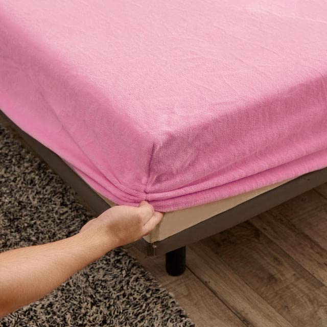JIAMU Winter Plush Elastic Fitted Sheet Double Bed Sheet Soft Warm Velvet Bedspread Mattress Cover Bed Linen Protector
