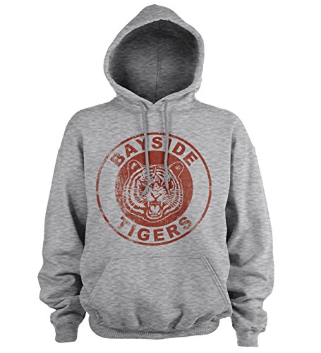 Saved By The Bell Officially Licensed Bayside Tigers Washed Logo Hoodie
