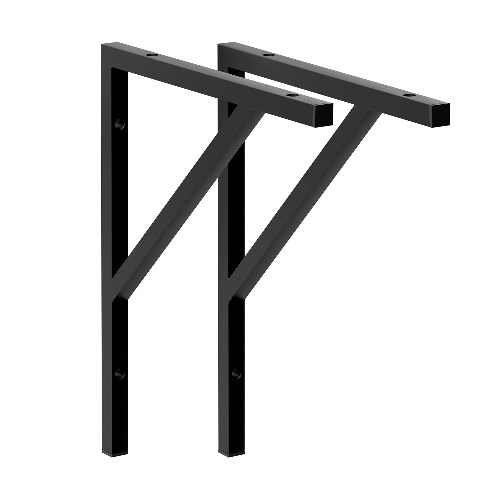Hängende Werkbank 120x49 cm - Werktisch auf Zwei Metallstützen mit Arbeitsplatte aus Sperrholz 40 mm - Perfekt für Werkstatt und Garage, Weiß Rahmen