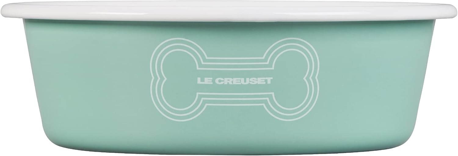Le Creuset Enamel on Steel Large Dog Bowl, 6 Cups, Red