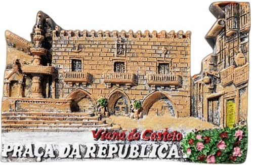 Viana do Castelo Portugal Fridge Magnet Tourist Souvenir Refrigerator Decoration Magnet Hand Painted Craft