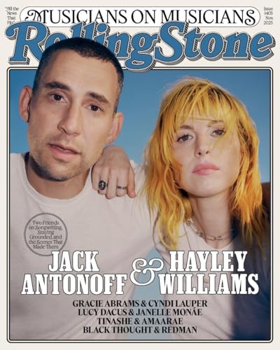 Rolling Stone Magazine (November 2025 Issue) Hayley Williams & Jack Antonoff Rolling Stone Magazine (November 2025 Issue) Hayley Williams & Jack Antonoff