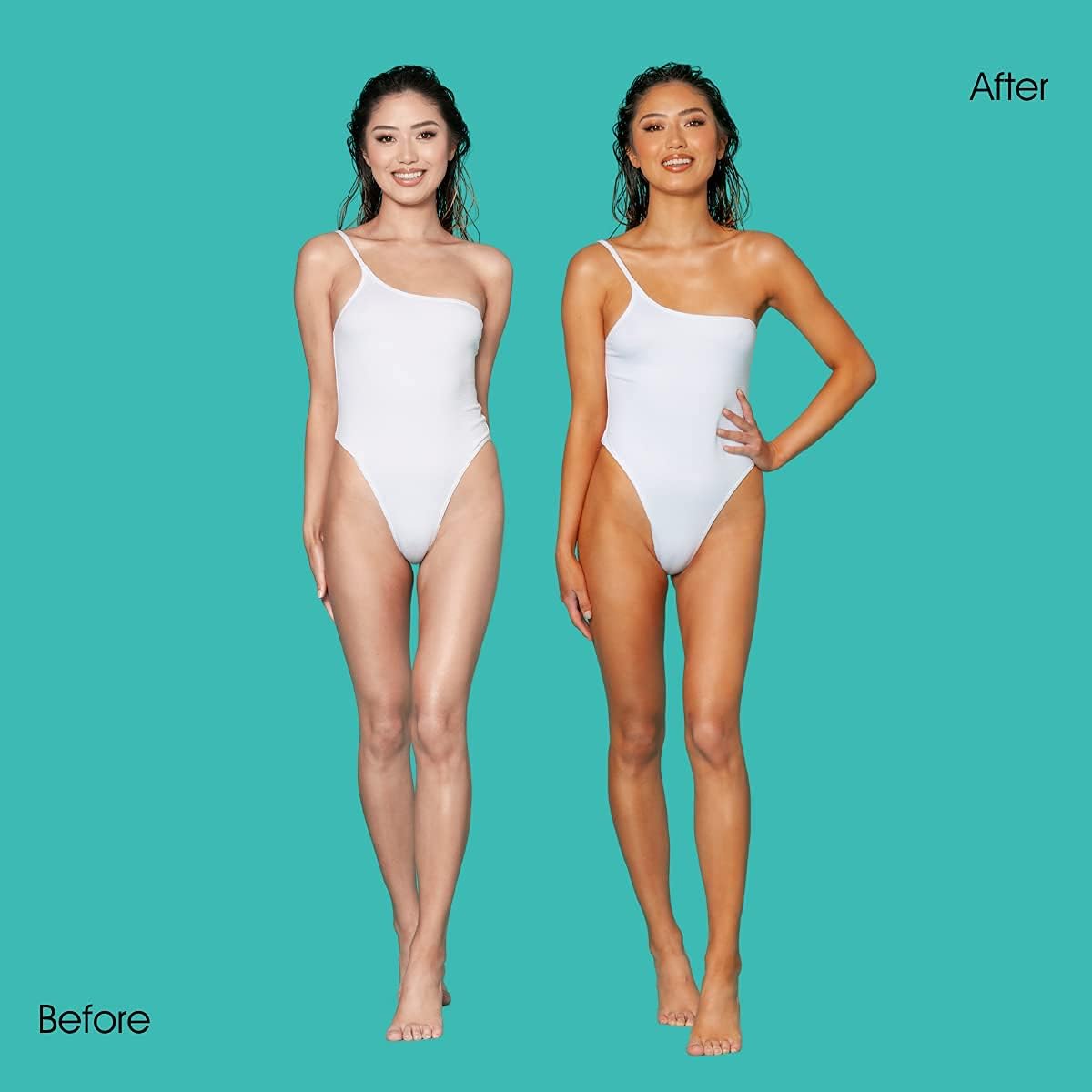 VeganTan Self Tan Mousse for Long-Lasting, Natural and Glowy Tan, Hydrates and Boosts Skin's Radiance - Image 4
