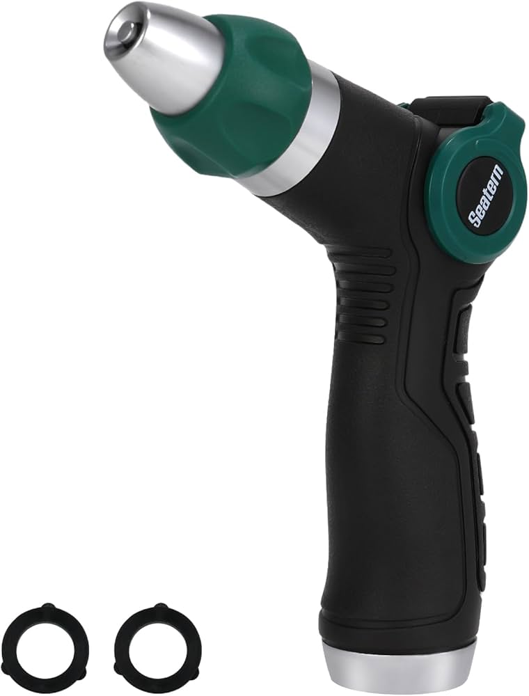Dengjunhu High Pressure Power Washer Wand , Jet Water Hose Nozzle Watering Sprayer Cleaning Tool Wand Lance Gutter Patio Car Pet Window Glass Black - View #8