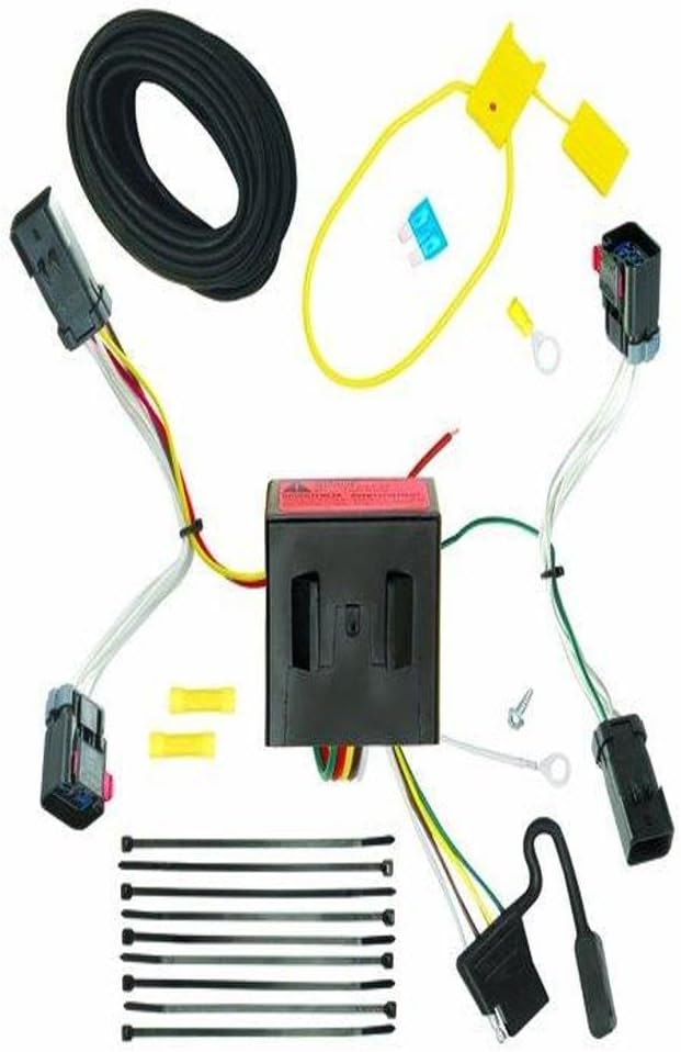 Tekonsha 118539 T-One Connector Assembly for Jeep Compass,Black