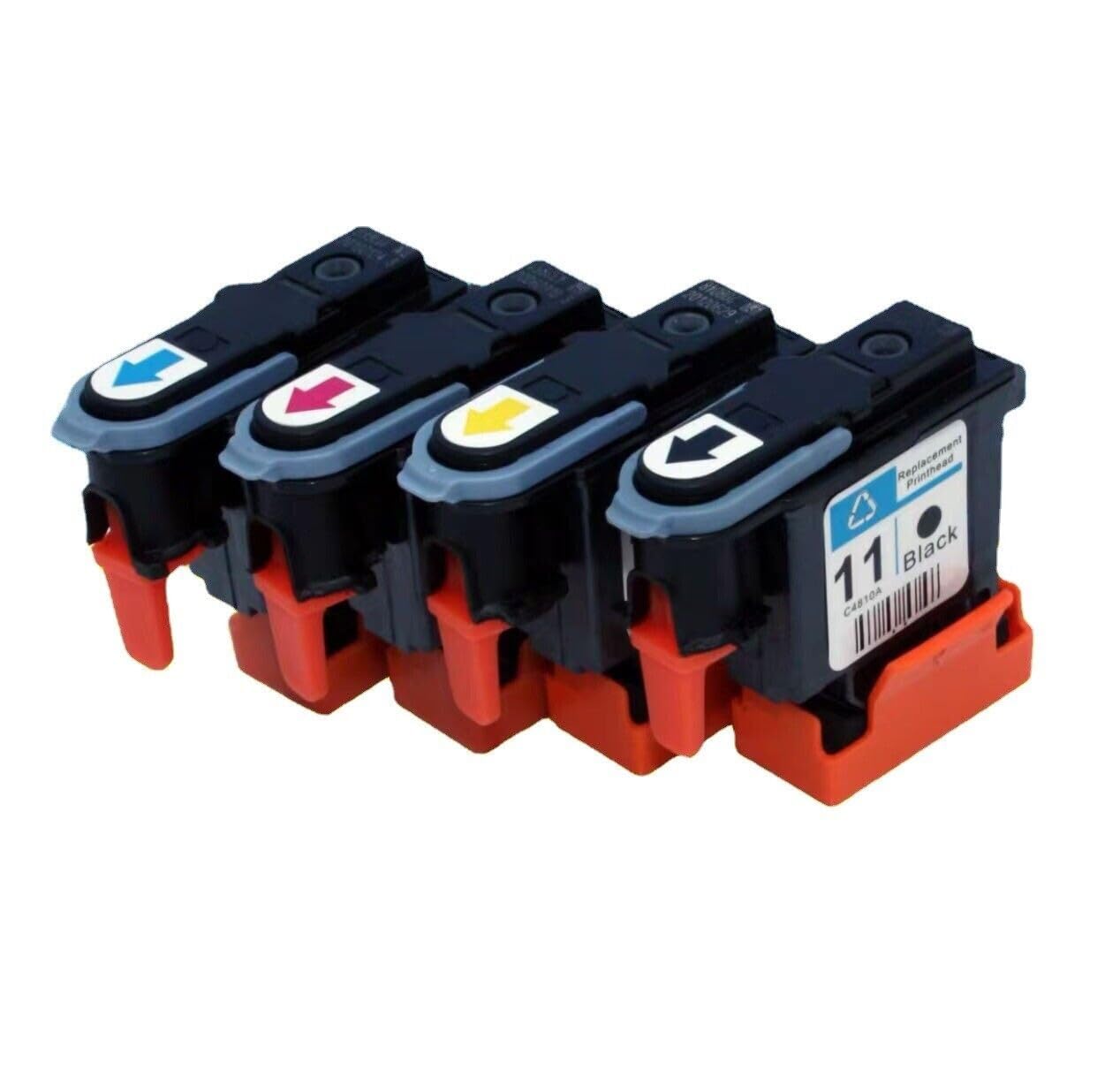 MAXSP Experience Enhanced Print Quality with Compatible 11 Printhead C4810A C4811A C4812A C4813A Compatible for Designjet 500, 500plus,800，Copier