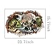 SOUL211 Dinosaurs Wall Stickers Dinosaur Wall Decor for Kids 3D Wall Decals Room or Bedroom, 40×60 cm, PVC, Removable (15.7 x 23.6 inches), Ws 01