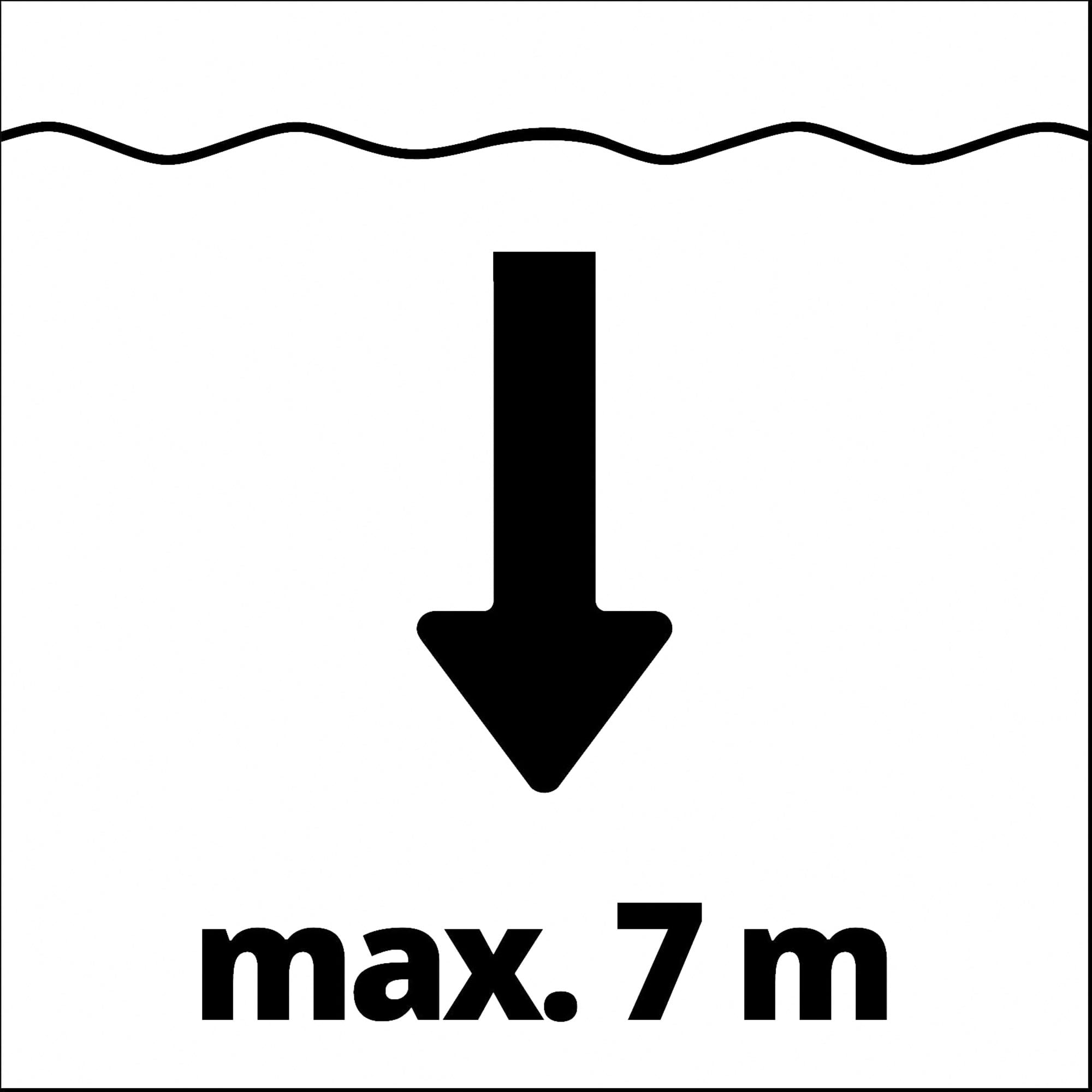 Pompa a immersione GC-SP 2275 di Einhell (220 W, 7.500 litri all'ora, prevalenza - altezza di mandata massima - 6 m, a fondo piatto, fino a 5 mm, pompa per acque chiare, granulometria fino a 5 mm)