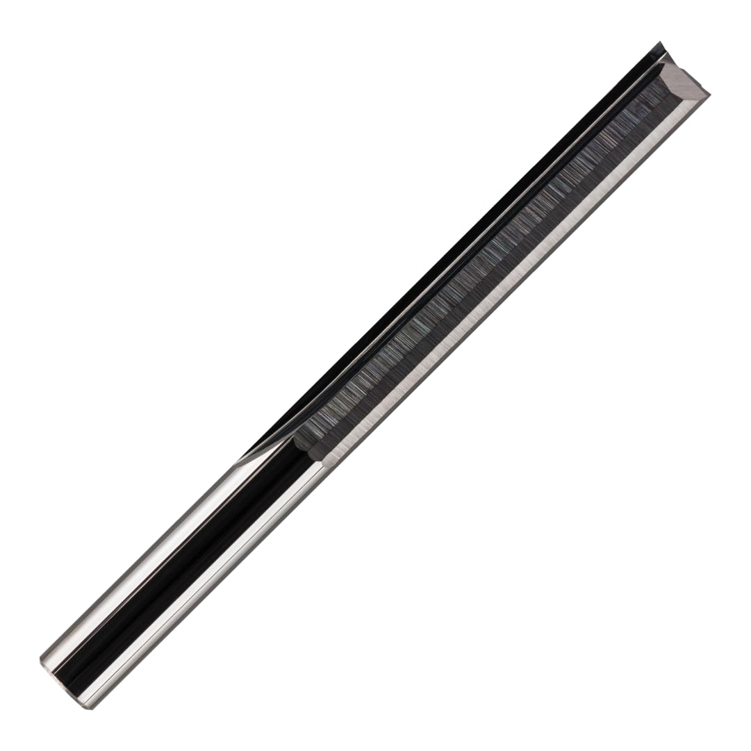 Rennie Tools - 6mm x 42mm Flute Solid Carbide 2 Flute Straight Bit Router Cutter Plunge Endmill for Wood, MDF Etc — image 1