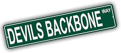 Vista 542 de Ohio Mountains Pick Your Mountain Compatible/repuesto para Ballards Hill United States Mountain Aluminio Metal Tin Street Sign Style decoración