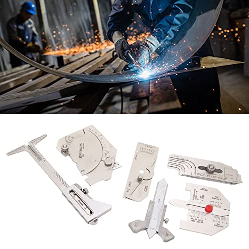 Set de 6 Medidores de Soldadura de Filete Acero Inoxidable miniatura 6