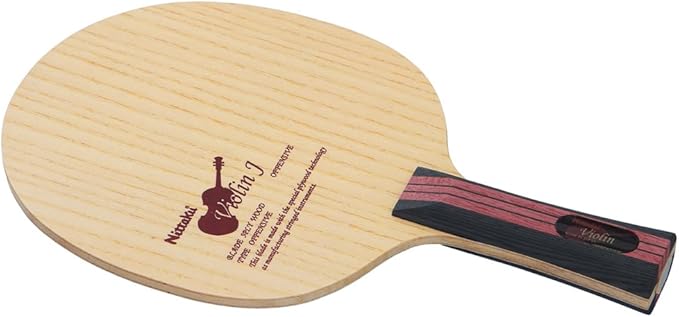 Amazon ニッタク Nittaku 卓球 ラケット バイオリンj シェークハンド 攻撃用 5枚合板 フレア Ne 6869 ニッタク Nittaku シェークハンドラケット