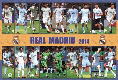 Real Madrid 2014 Football Team Sport Poster 7231