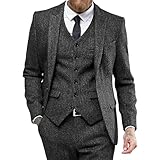 🏌️【Anlass】: Dieser Smoking ist für viele Anlässe geeignet: Hochzeit/Party/Business/Abschluss/Date/Arbeiten/Meeting/Prom/Dinner. Dieser formelle Anzug ist ein wesentlicher Bestandteil der Garderobe eines eleganten Gentleman.