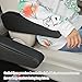 2PCS Arm Rest Cover for Car with Side Pocket,Breathable Cloth Fabric Car Armrest Covers for Armrests Protection,All Seasons Soft Armrest Cover for Cars Universal Cars Interior Accessories (Black)