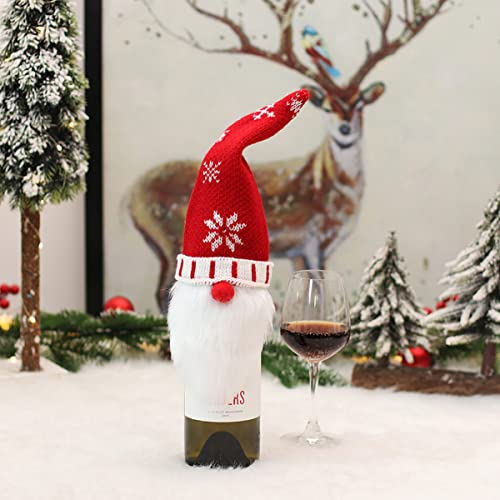 Couvercle de bouteille de vin gnome et couvre-bouteille d'alcool