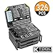 K Tool International 10330 Automotive Plastic/Steel/Wood Premium Drill Bit/Accessory Set for Garages, Repair Shops, and DIY, 16