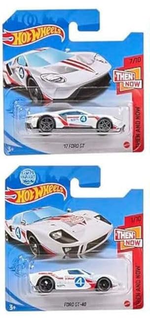 Amazon.com: Hot Wheels 2021 Then and Now Complete Set of 10