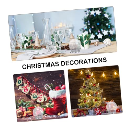 Bolas de copo de nieve VALICLUD de aluminio con transparencia premium para diseño navideño 4