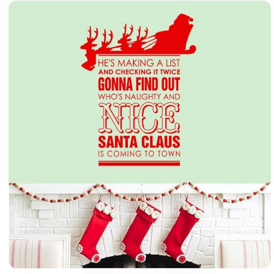 Amazon.com: He's Making List Checking it Twice Gonna find