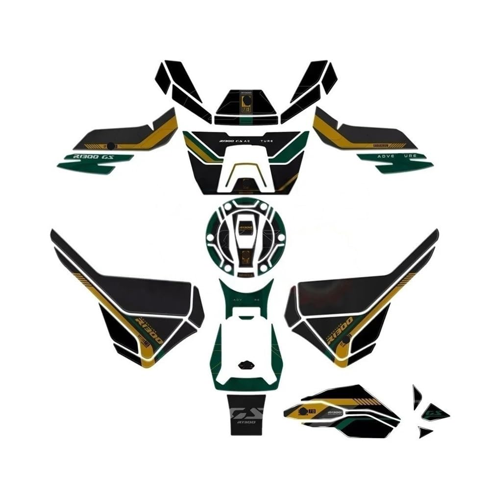 Fuel Tank Protector for R 1300 GS for Adventure R1300GS ADV for Trophy 2025 Motorcycle Epoxy Resin Tank Pad Protection Sticker