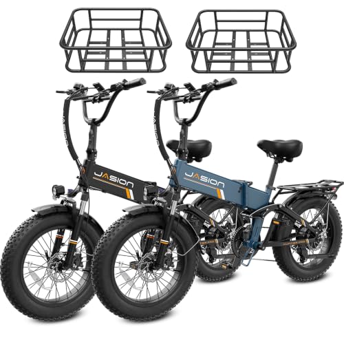 Image of Jasion X-Hunter /ST /PRO Electric Bike for Adults,1800W /1400W Peak 20''Fat Tire Foldable Ebike,Folding E Bike Up to 80 /70 Miles Range,720 /624WH Removable Battery,30 MPH E Bike,Certified by UL2849