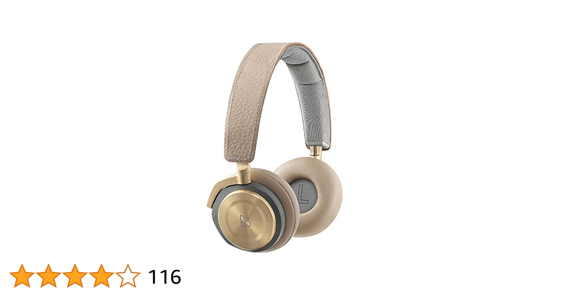 Bang & Olufsen B&O PLAY H8 ワイヤレスヘッドフォン Bang & Olufsen Beoplay H8 Wireless On-Ear Headphone with