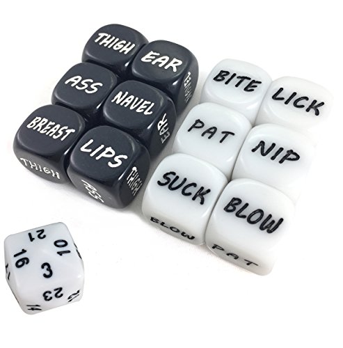 Finov Set of 3 Funny Dice Game Toy for Couples