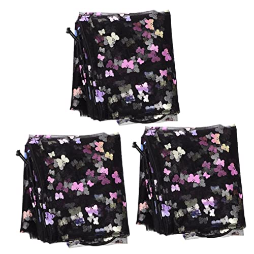 BESPORTBLE 3pcs Birdcage Cover Parakeet Cage Protector Mesh Gauze Windproof Easy Install