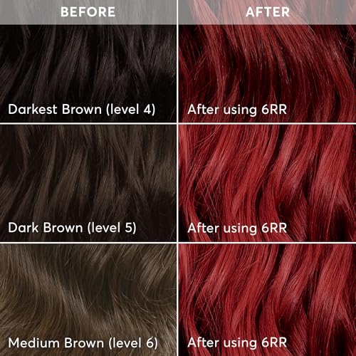 Image of Madison Reed Radiant Hair Color Kit - 6RR Medium Vibrant Cayenne Red (Savona Scarlet), Vivid Color Permanent Hair Dye | PPD-Free & Ammonia-Free, 2 Pack