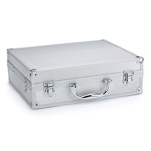 Top Performance Clipper Cases — Durable Aluminum Clipper Cases for Professional Pet Groomers, Chrome Top Performance Clipper Cases — Durable Aluminum Clipper Cases for Professional Pet Groomers, Chrome