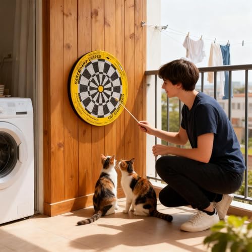 Tapis à gratter adhésif et griffoir d'angle pour chat avec fixation murale multi-surface