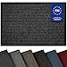 Produktbild comflor Hochwertige Fußmatte Anthrazit 80x120 groß für Innen & Außen - Schmutzfangmatte rutschfest, waschbar & wetterfest - Fussmatte für Eingangsbereich & Aussenbereich - Läufer Flur dünn
