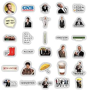 Aapki Marzi How I Met Your Mother Laptop Stickers - Pack of 30 | Vinyl ...