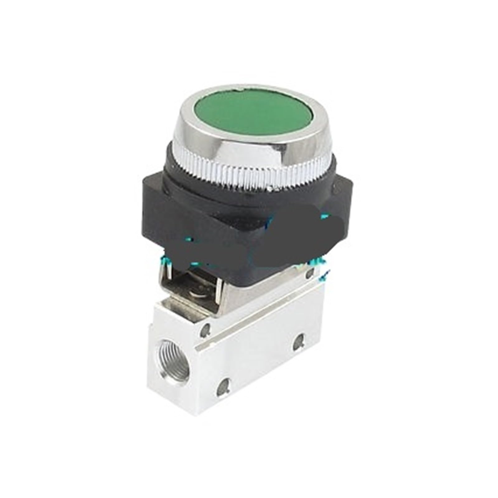 Vanne pneumatique trois voies MOV-321PP avec commande à bouton poussoir