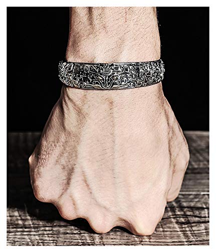 Pulseras ajustables de plata de regalo de recuerdo para novios con bestia vintage