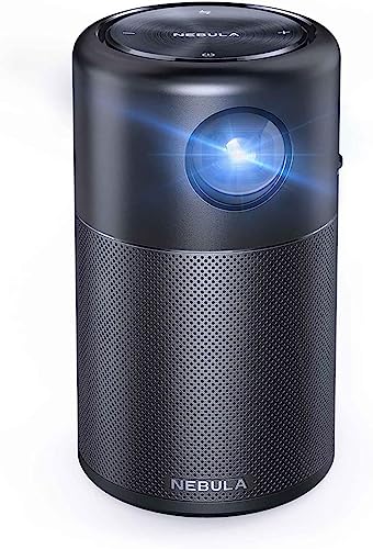 Nebula Capsule Mini Videoprojecteur Portable par Anker, Mini Projecteur Video Wi-FI Intelligent, 100 lumen Ans, Enceinte 360°, Lecture Vidéo de 4 Heures, Divertissement à Domicile - Image 8