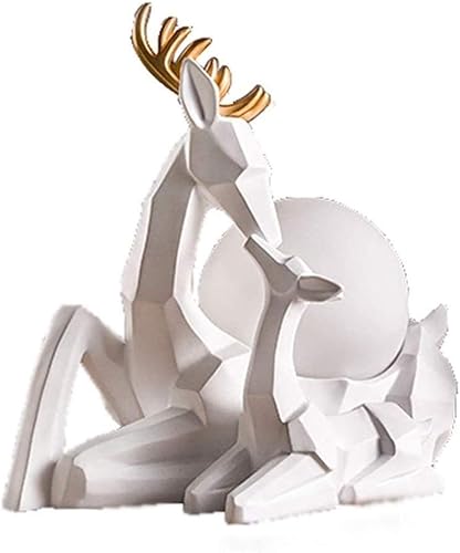 WOCOYOTDD Desk Lamp Elk Table LampBedside3D Night LightAdjustable IntensityCreative Simple Table LampLED Table Lamp Birthday Deer Baby Sleep