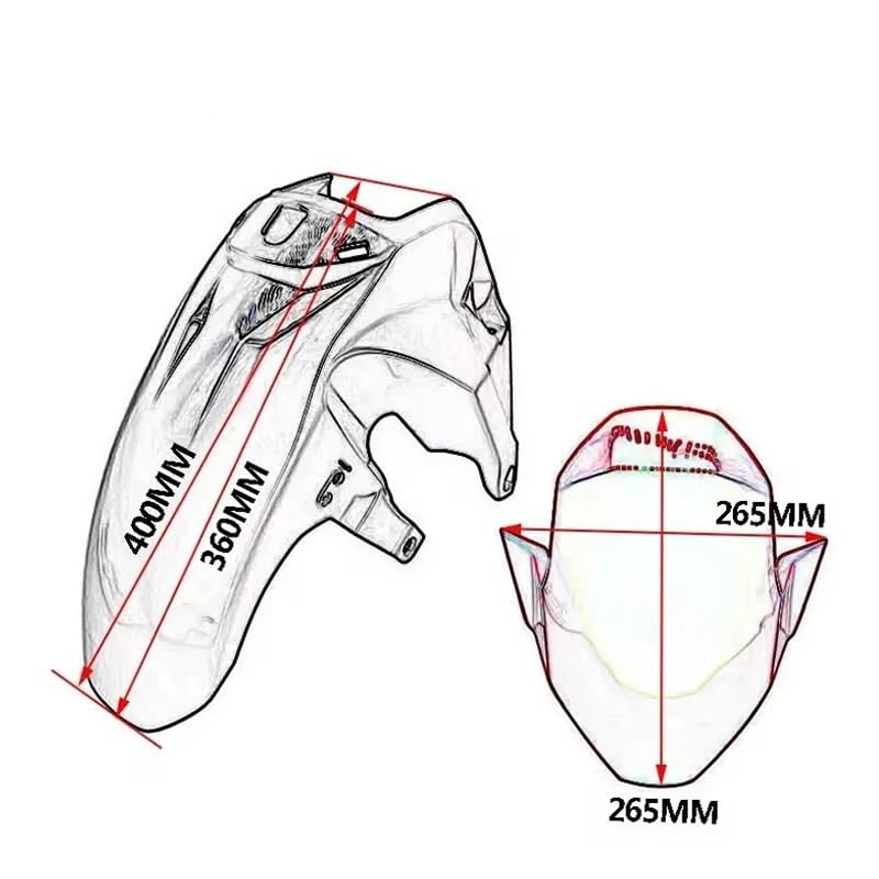 Garde-Boue Moto X-ADV 750 Protection Absolue Roue Avant de 2017 à 2026 - 7