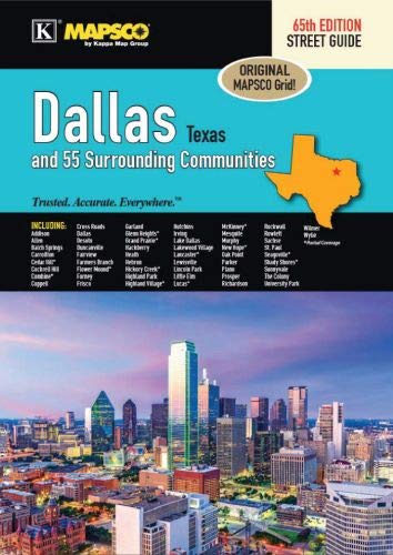 Dallas Texas Street Guide Atlas-by Mapsco 65th Edition