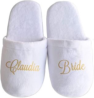 personalised luxury slippers