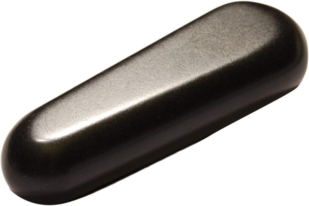 Master Massage 2 Piece Triangular Shape Basalt Pressure Trigger Point Hot Stone Tool Thumb Saver Pack, Black