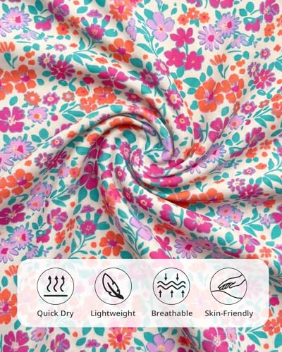 Image of weVSwe Baby Girl Swimsuit One Piece Swimsuit Cute Toddler Girls Sleeveless Bikini Kids 2-10 Years