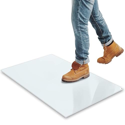 SATECH Alfombrilla adhesivapegajosaadhesiva de 24 x 36 pulgadas, color blanco (caja de 4 alfombrillas, 30 hojas cada una) para salas blancas,