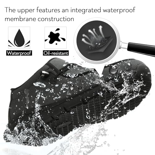 Non Slip Waterproof Loafers Men Women Lightweight Comfortable Shoes Slip on Mesh Walking Shoes2