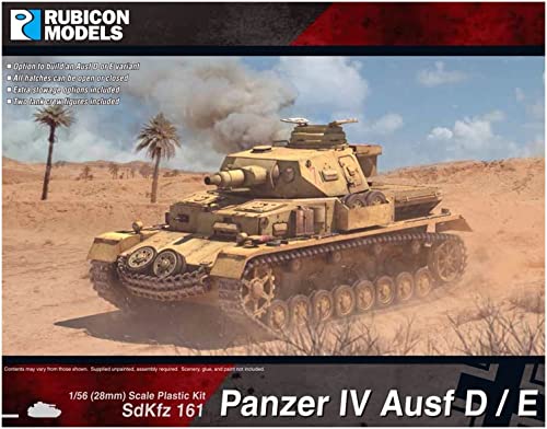 Panzer IV Ausf D/E maquette char allemand 1/56 Rubicon Models