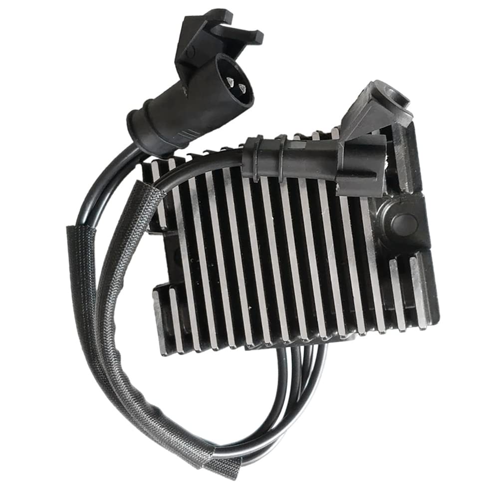 Riloer Regulador de voltaje rectificador,Regulador Rectificador Moto, Motocicleta para Rectificador Negro,compatible con Harley Davidson Sportster 883 1200, 74546-07A 74711-08 74546-07