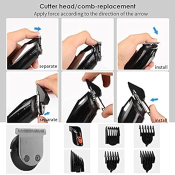 NAVANINO Professional Hair Trimmer for Men Waterproof 5 in 1